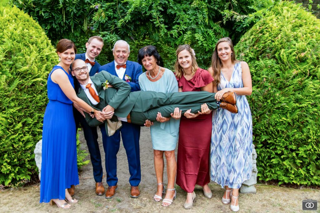 groepsfoto familie foto trouwfotograaf Robin Looy